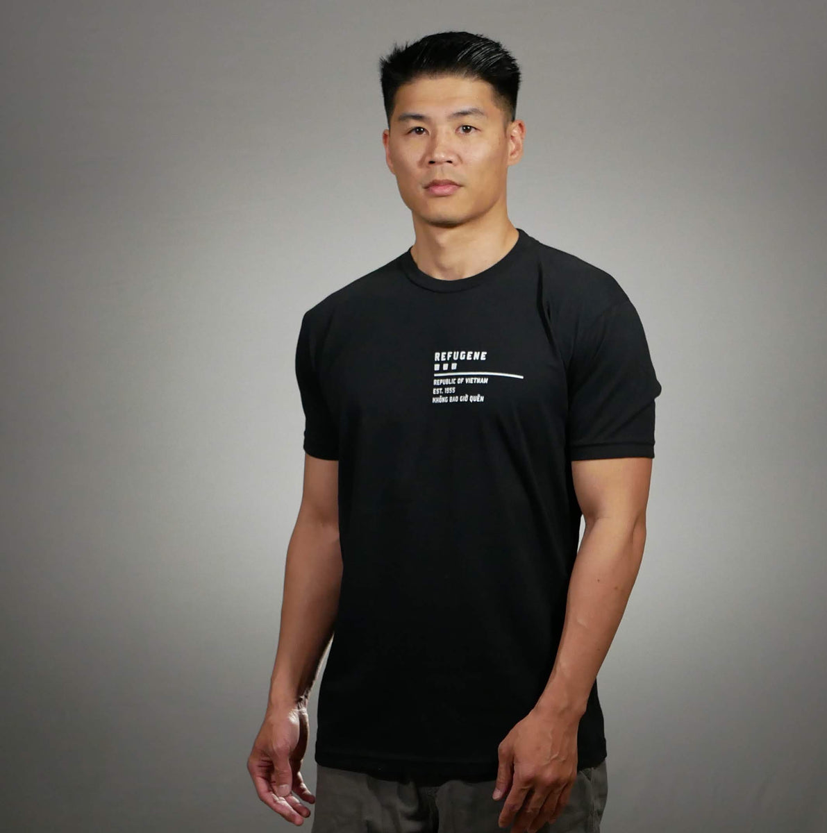 Standard Issue TShirt [Black] REFUGENE