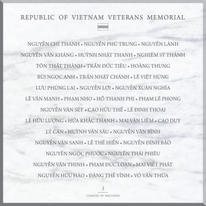 REPUBLIC OF VIETNAM VETERANS MEMORIAL :: PANEL 3