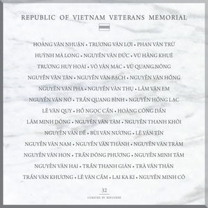 REPUBLIC OF VIETNAM VETERANS MEMORIAL :: PANEL 32