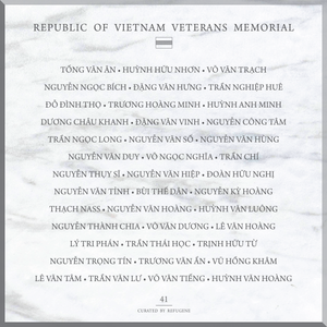 REPUBLIC OF VIETNAM VETERANS MEMORIAL :: PANEL 41